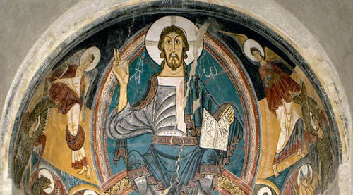 Fresque Christ Pantocrator