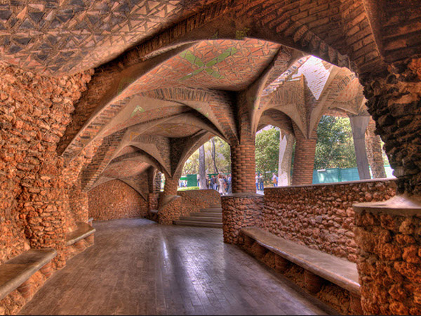 un parc réalisé par Gaudi