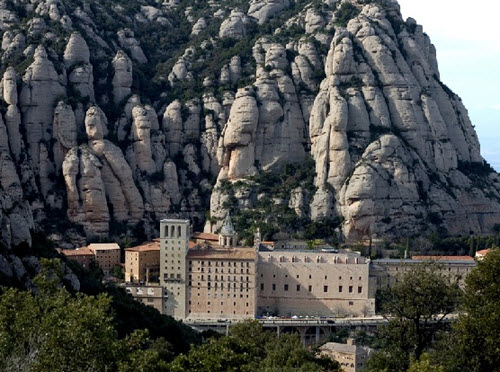 La montagne sacrée de Montserrat